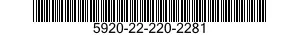 5920-22-220-2281 FUSE,CARTRIDGE 5920222202281 222202281