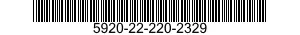 5920-22-220-2329 FUSE,OPEN LINK 5920222202329 222202329