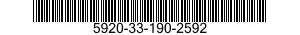 5920-33-190-2592 FUSE,CARTRIDGE 5920331902592 331902592