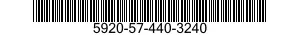 5920-57-440-3240 FUSE,CARTRIDGE 5920574403240 574403240