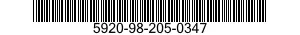 5920-98-205-0347 FUSE,CARTRIDGE 5920982050347 982050347