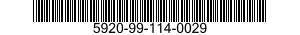 5920-99-114-0029  5920991140029 991140029