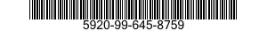5920-99-645-8759 FUSE,CARTRIDGE 5920996458759 996458759