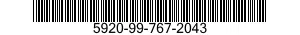 5920-99-767-2043 FUSE,CARTRIDGE 5920997672043 997672043