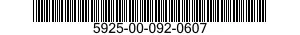 5925-00-092-0607  5925000920607 000920607