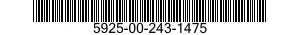 5925-00-243-1475  5925002431475 002431475