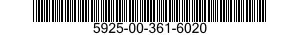 5925-00-361-6020  5925003616020 003616020