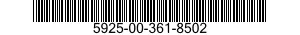 5925-00-361-8502  5925003618502 003618502