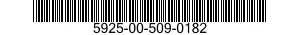 5925-00-509-0182  5925005090182 005090182