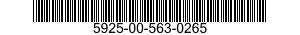 5925-00-563-0265  5925005630265 005630265