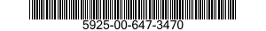 5925-00-647-3470  5925006473470 006473470