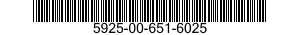 5925-00-651-6025  5925006516025 006516025