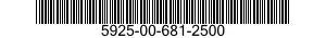 5925-00-681-2500  5925006812500 006812500