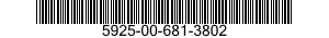 5925-00-681-3802  5925006813802 006813802