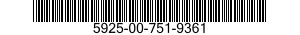 5925-00-751-9361  5925007519361 007519361