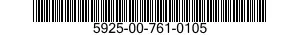 5925-00-761-0105 CIRCUIT BREAKER 5925007610105 007610105
