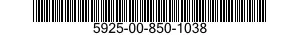 5925-00-850-1038  5925008501038 008501038
