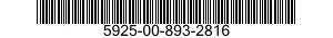 5925-00-893-2816  5925008932816 008932816
