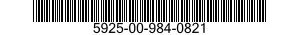 5925-00-984-0821  5925009840821 009840821