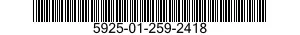 5925-01-259-2418 CIRCUIT BREAKER 5925012592418 012592418