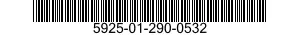 5925-01-290-0532 CIRCUIT BREAKER BOX 5925012900532 012900532