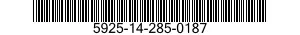 5925-14-285-0187  5925142850187 142850187