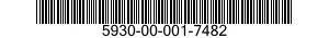 5930-00-001-7482 ADAPTER,SWITCH ACTUATOR 5930000017482 000017482