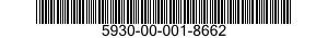 5930-00-001-8662 SWITCH,CODE INDICATING WHEEL 5930000018662 000018662
