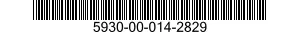 5930-00-014-2829 SWITCH 5930000142829 000142829