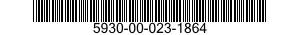 5930-00-023-1864 SWITCH SECTION,ROTARY 5930000231864 000231864
