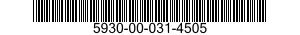 5930-00-031-4505 SWITCH,SENSITIVE 5930000314505 000314505