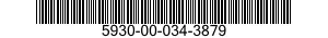 5930-00-034-3879 SWITCH,SENSITIVE 5930000343879 000343879