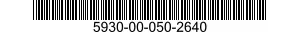 5930-00-050-2640 SWITCH,TOGGLE 5930000502640 000502640