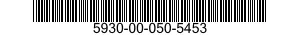 5930-00-050-5453 SWITCH,TOGGLE 5930000505453 000505453