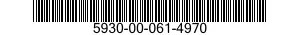5930-00-061-4970 SWITCH,SENSITIVE 5930000614970 000614970