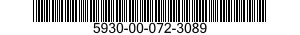 5930-00-072-3089 SWITCH,ROTARY 5930000723089 000723089