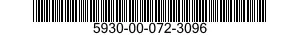 5930-00-072-3096 SWITCH ASSEMBLY,THERMOSTATIC 5930000723096 000723096