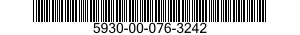 5930-00-076-3242 SWITCH,SENSITIVE 5930000763242 000763242