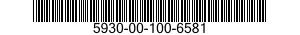 5930-00-100-6581 SWITCH,ROTARY 5930001006581 001006581