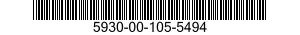 5930-00-105-5494 SWITCH,ROTARY 5930001055494 001055494