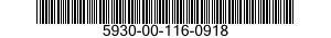 5930-00-116-0918 SWITCH,PUSH 5930001160918 001160918