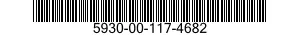 5930-00-117-4682 SWITCH,SENSITIVE 5930001174682 001174682