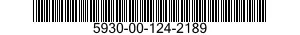 5930-00-124-2189 SWITCH ASSEMBLY 5930001242189 001242189