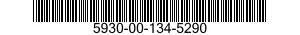 5930-00-134-5290 SWITCH,TOGGLE 5930001345290 001345290