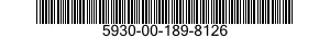 5930-00-189-8126 COVER,ELECTRICAL SWITCH 5930001898126 001898126