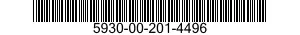 5930-00-201-4496 SWITCH,TOGGLE 5930002014496 002014496