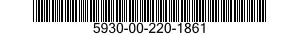 5930-00-220-1861 SWITCH 5930002201861 002201861