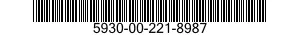 5930-00-221-8987 SWITCH,PUSH 5930002218987 002218987