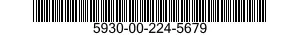 5930-00-224-5679 SWITCH,PUSH 5930002245679 002245679