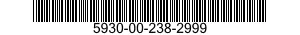 5930-00-238-2999 SWITCH,SENSITIVE 5930002382999 002382999